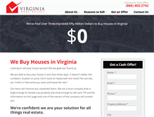 Tablet Screenshot of homebuyersofvirginia.com